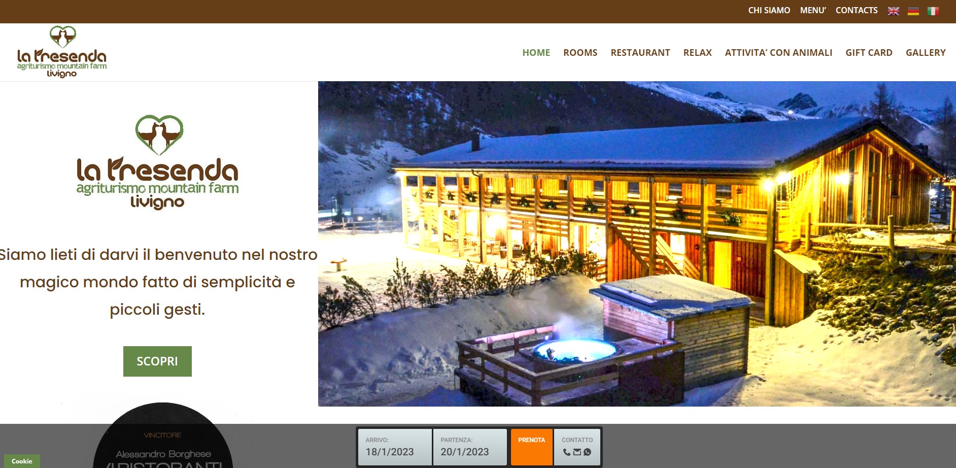 Realizzazione siti internet agriturismo in valtellina